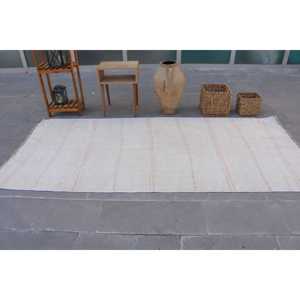 พรมวินเทจสไตล์ตุรกี ขนาด 4.1x9 ฟุต พรมลายดอกไม้สีขาวชมพู - Product Image 3