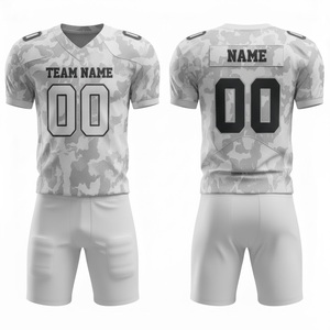 Uniforme de football américain personnalisé sublimé pour hommes et jeunes, vêtements de sport d'équipe personnalisés, comprend un maillot et un pantalon en tailles plus grandes - Product Image 5