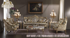 Ensemble de canapés ultra luxueux 5 places pour la maison, style arabe, meubles de salon, ensemble de canapés turcs sculptés à la main - Product Image 2