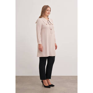 <b>Knitted</b> Large Collar Detail <b>Tunic</b> - Product Image 2