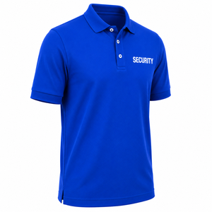 Polo de sécurité unisexe de haute qualité à manches courtes, col côtelé, couleur unie, personnalisable, toutes saisons - Product Image 5