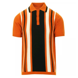Vente chaude bleu imprimé décontracté tricoté 100% coton pour chemise grande taille hommes séchage rapide à manches courtes - Product Image 4