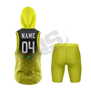 Venta al por mayor 7v7 bandera uniformes de fútbol conjunto Unisex adulto sublimado logotipo personalizado fútbol americano Jersey secado rápido transpirable - Product Image 4