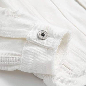 แจ็กเก็ตยีนส์สำหรับผู้ชาย, เสื้อแจ็คเก็ตยีนส์สีพื้นใส่สบายแฟชั่นใหม่ฤดูหนาว - Product Image 6