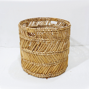 Juego de Almacenamiento Redondo y Rectangular de Jacinto de Agua Rústico y Ecológico Personalizado de Artex Dong Thap - Product Image 6