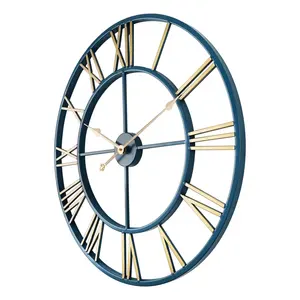 Horloge murale au design géométrique unique, parfaite pour améliorer tout type de mur de fond intérieur et apporter du luxe à votre décoration intérieure - Product Image 2