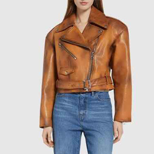 Haute qualité sur mesure vente chaude femmes moto cuir gilet qualité supérieure élégant respirant coupe-vent Vintage - Product Image 6