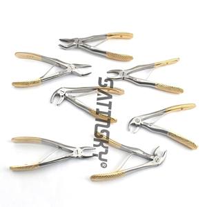 Fórceps de extracción dental específicos para recuperar fragmentos de raíz fabricados con fuente de alimentación manual AISI 420 - Product Image 2