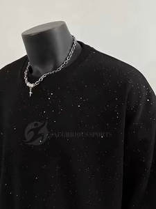 Sudadera de Cuello Redondo con Pedrería para Hombre, Estilo Urbano, Invierno, Diseño Personalizable, Alta Calidad en Venta - Product Image 6