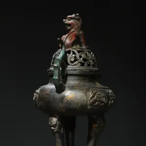 Quemador de Incienso Religioso de Latón para Decoración del Hogar u Oficina, Bakhoor Árabe, Diseño Natural, Duradero y Personalizable - Product Image 5