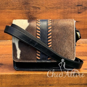 Nuevo bolso cruzado de cuero de vaca de diseñador elegante de gran capacidad para mujer, bolso de hombro de cuero genuino de alta calidad para mujer - Product Image 1