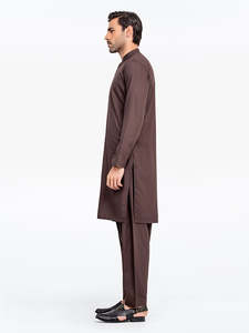 Coton pakistanais Shalwar Kameez ethnique été hiver vêtements musulmans hommes élégant Shalwar Kameez vente en gros personnalisé - Product Image 3