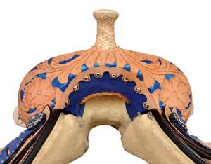 Juego de tachuelas de cuero genuino de primera calidad, monturas de carreras occidentales e inglesas para montar a caballo - Product Image 2