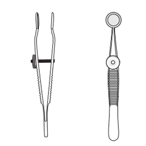 Pinzas Manuales de Alta Calidad para Cistos Tarsales, 89 mm, Extremos de Acero Inoxidable, Instrumentos Quirúrgicos con Certificación CE, Uso en Cirugía General - Product Image 1