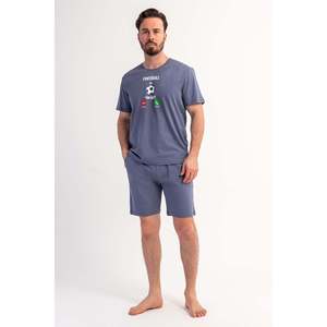 CEPLI ERKEK P.SUPREM XXL BATTAL O YAKA KISA KOL SORT TAKIM - สีฟูม - สีฟูม - Product Image 2