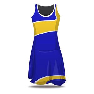 Dernier modèle d'uniforme de cheerleading pour femmes Uniforme de cheerleading en polyester avec impression par sublimation personnalisée - Product Image 6