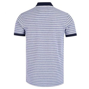 Polos de impresión de logotipo personalizado teñido liso transpirable en blanco, camisetas de polo, ropa de hombre, Polo de diseño personalizado para hombre - Product Image 2