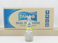 Groothandel 290ml glazen fles Tan Do merk/OEM geaccepteerd concurrerende prijs natuurlijke basilicumzaad puree watermeloen smaak HACCP