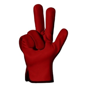 Gants de sécurité en cuir grainé de vachette, gants de travail industriels, dos en cuir croûte de vachette pour conducteurs, gants de protection industrielle - Product Image 6