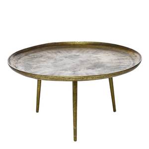 Table basse moderne élégante en métal et aluminium avec finition artisanale de qualité supérieure pour la décoration de la maison et l'utilisation au bureau - Product Image 1