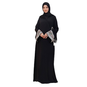Abaya Islámica Modest de Manga Larga para Mujer, Ropa Casual de Alta Calidad, Transpirable, con Sujetador Incorporado, Precio Económico al por Mayor - Product Image 1