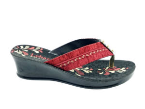 Zapatilla de tacón alto con forma de V para mujer y niña, para fiesta, verano y otoño, el mejor estilo de vida diario - Product Image 2