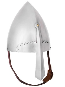 Casque de Chevalier Médiéval Fait Main, Coiffe Métallique Décorative pour Collections, Costumes, Accessoires de Films et Présentations d'Événements - Product Image 1