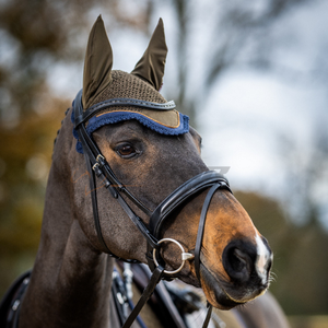 Bonnet d'oreille de cheval léger respirant lavable au Crochet voile de mouche qualité supérieure Pakistan fait équipement équestre Bonnet d'oreille - Product Image 2