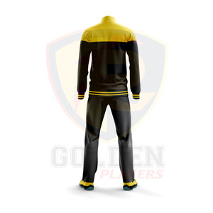 Golden Players Survêtements à la mode pour hommes avec logo personnalisé Noir/Orange 100% Tenue de sport d'hiver de haute qualité - Product Image 2