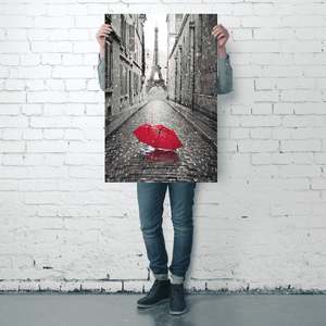 โปสเตอร์หอไอเฟลปารีสสมัยใหม่ ดีไซน์ผ้าใบร่มสำหรับติดผนัง - Product Image 3