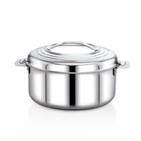 Olla Caliente de Metal Elegante, Construcción Resistente, Cazuela para Comidas, Diseñada para Festividades de Temporada, Soporta Uso Intenso y Ofrece Comida Caliente