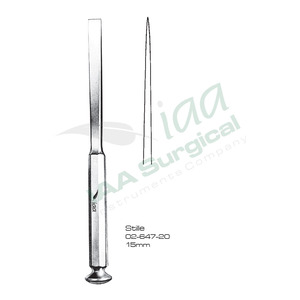 Ostéotome manuel de qualité chirurgicale, ciseau en acier inoxydable, stérilisable, instrument médical, procédures de coupe osseuse orthopédique, CE - Product Image 6