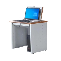 Meubles de laboratoire informatique scolaire, bureaux informatiques pour étudiants avec prises électriques pour salle de classe