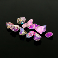 Opal Ungu Ethiopia Mentah Berkualitas Tinggi 100% Batu Permata Biru Alami dengan Perubahan Warna untuk Pembuatan Perhiasan 6-14mm hingga 5kg