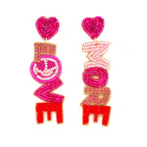 Bohemian Multi Color Seed Bead <b>Crochet</b> Earrings Handmade Statement Drop Dangle Jewelry Women Fashion Hoop <b>Set</b> Festival Accessory - Product Image 6