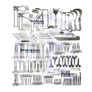 Juego de Instrumentos de Cirugía Laparotómica de 197 Piezas en Oferta, Instrumentos de Acero Inoxidable de Alta Calidad para Aplicaciones Médicas y Quirúrgicas - Product Image 3