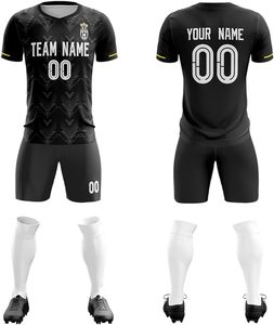 ชุดเสื้อเจอร์ซีย์ฟุตบอลของผู้ชายชุดกีฬาแบบระเหิดชุดเครื่องแบบถ่ายเทความร้อน - Product Image 1