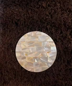 Posavasos clásico ARTISAN CRAFT Mother Pearl para taza de té, soporte de piedra Natural antiadherente, alfombrillas duraderas de alta calidad para Home Hotel - Product Image 2