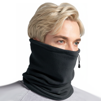 Gorro de Forro Polar Multiusos 3 en 1, Transpirable, Impermeable, Protector de Cuello y Rostro, para Viajes y Playa, con Bordado 3D, Talla Personalizable