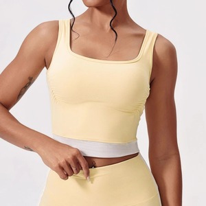 Top Deportivo de Yoga sin Mangas, Transpirable y Personalizado, para Mujer, Top Corto para Fitness, Running, Ejercicio, Ropa Deportiva - Product Image 2