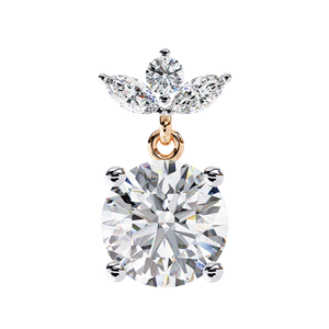 ต่างหูเพชรที่ปลูกในห้องปฏิบัติการสีขาว10K/14K/18K สำหรับผู้หญิงได้รับการรับรองคุณภาพเยี่ยม - Product Image 4