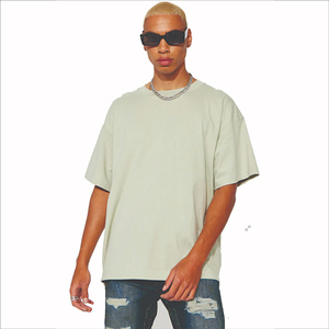 T-shirts à épaules tombantes pour hommes grande taille, vente chaude, 100% coton, séchage rapide, t-shirt pour homme, logo personnalisé, impression numérique, t-shirts pour homme - Product Image 1