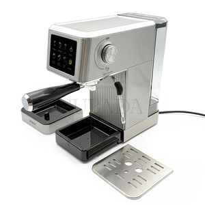 Cafetera de Acero Inoxidable para Uso Doméstico, Cafetera <span class=keywords><strong>Espresso</strong></span> Profesional de <span class=keywords><strong>20</strong></span> Bares con Espumador de Leche - Product Image 5