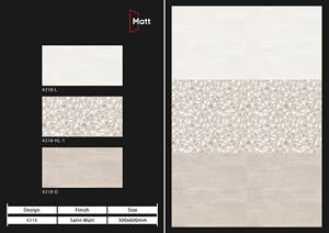 Diseño atractivo Comprar buena calidad 300x600mm Nuevo producto Azulejo de cerámica de elevación frontal para decoración de paredes 8mm de espesor - Product Image 5