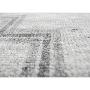 Alfombra de Lana Anudada a Mano, Color Gris Tomillo y Negro, con Patrón Geométrico y Abstracto, para el Hogar, Rectangular, para Pasillo o Sala de Estar -AKWT-1054 - Product Image 3