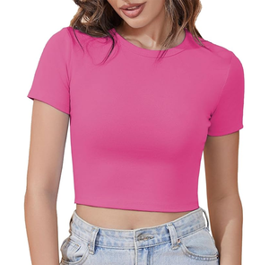 Custom Made Reasonable Rate Women Crop <b>Top</b> Breathable Light Weight Hot Selling High Quality Crop <b>Top</b> with Durable Material - Product Image 6