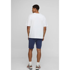 เสื้อยืดโอเวอร์ไซส์สำหรับผู้ชายผ้าคอตตอน100เปอร์เซนต์แขนสามส่วนสีเทา240gsm ออกแบบได้ตามต้องการ - Product Image 5