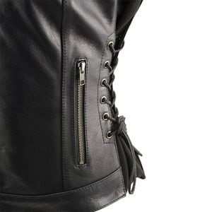 Customized New Casual <b>Leather</b> Motorcycle Waistcoats Men-Women-Unisex Custom Color Retro Short Fashion <b>Vest</b> Sheep Skin <b>Vest</b> - Product Image 6