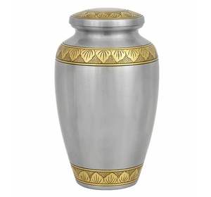 <b>Classy</b> Aluminum Wholesale Urn Trendy Designs Printed <b>Top</b> Quality Cremation Urn for Funeral Supplies OEM ODM Customized - Product Image 5