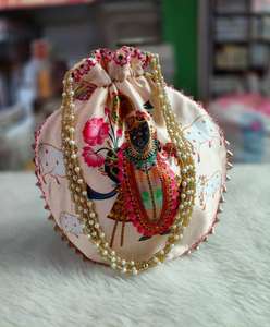 Bolso Mini Potli Bordado a Mano con Gota Indio de la Mejor Calidad 2026 para Mujer, Nuevo Diseño, Bolso de Moda para Bodas y Regalos - Product Image 2